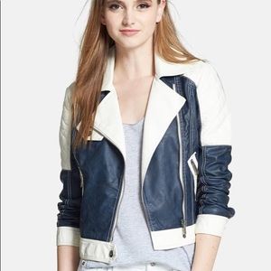 Cirrus by Sam Edelman Colorblock Moto Jacket